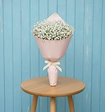 Букет цветов из:  Гипсофила в Белую Колпь