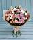 Букет цветов из: Хризантемы, Розы и Альстромерии в Белую Колпь