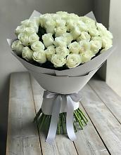 Букет 35 Белых роз в Белую Колпь