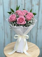 Букет цветов из:  Розы в Белую Колпь