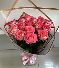 Букет Розовые розы Сеньорита #REPLACE_PRED# Белую Колпь