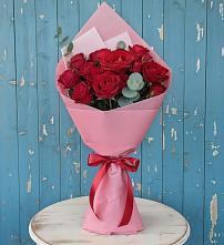 Букет цветов из:  Розы в Белую Колпь