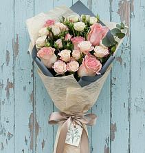 Букет цветов из:  Розы в Белую Колпь