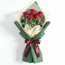 Букет цветов из:  Розы в Белую Колпь