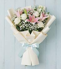 Букет цветов из:  Лилии в Белую Колпь